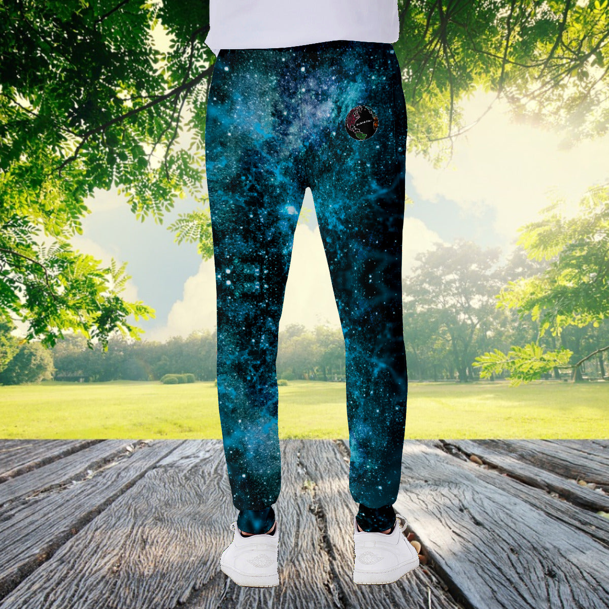 My Journey Nebula Galaxy Space Print Men's Fashion Sweatpants The Nebula Palace: Spiritually Cosmic Fashion