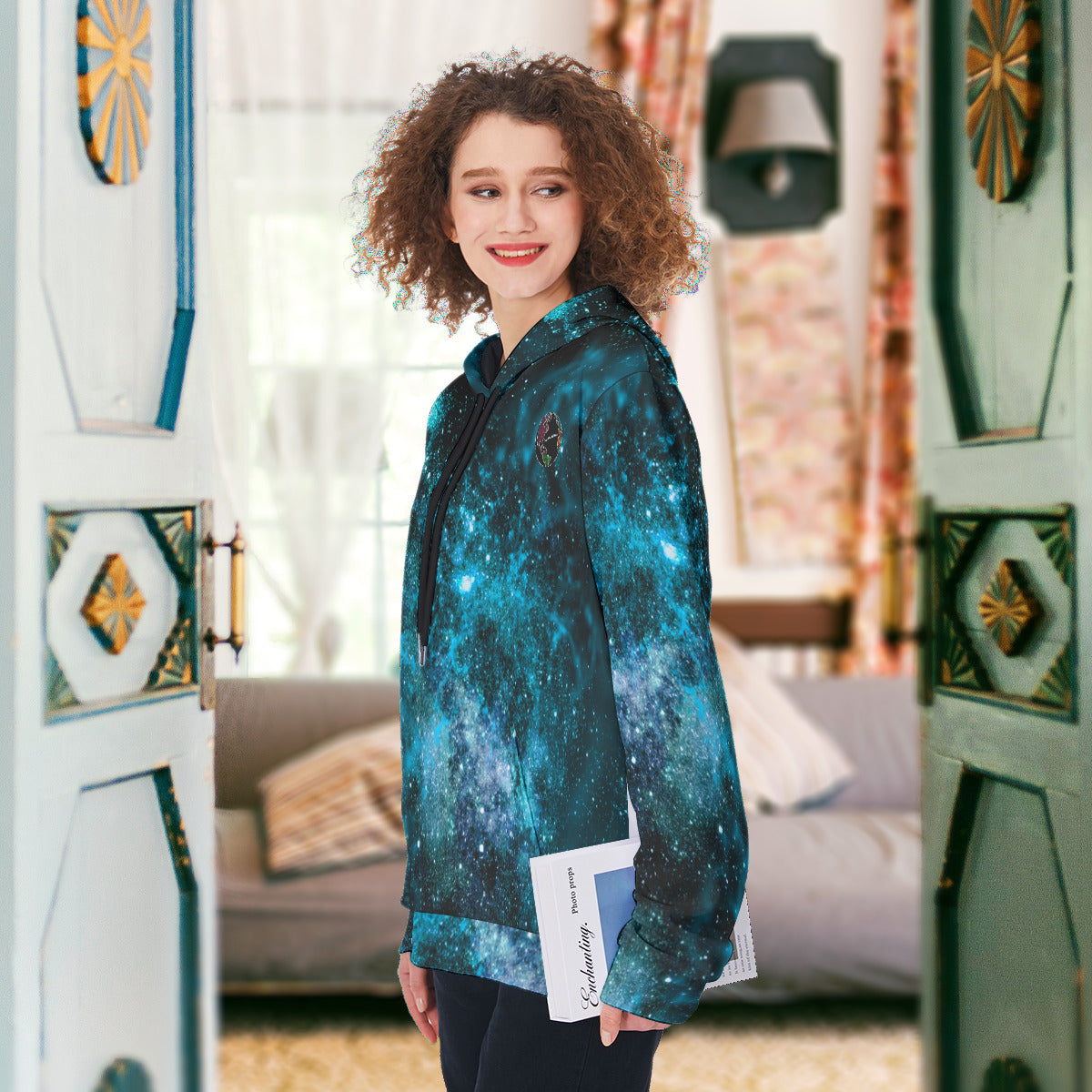 My Journey Galaxy Nebula Space Women's Heavy Fleece Fashion Hoodie The Nebula Palace: Spiritually Cosmic Fashion