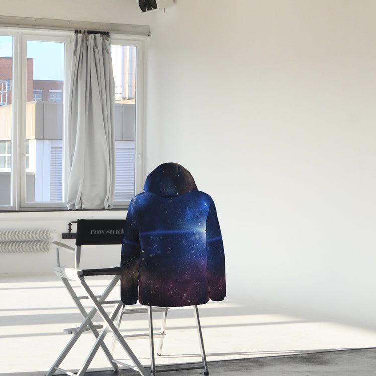 Astral Rebirth Unisex Galaxy Space Fashion Down Jacket - The Nebula Palace