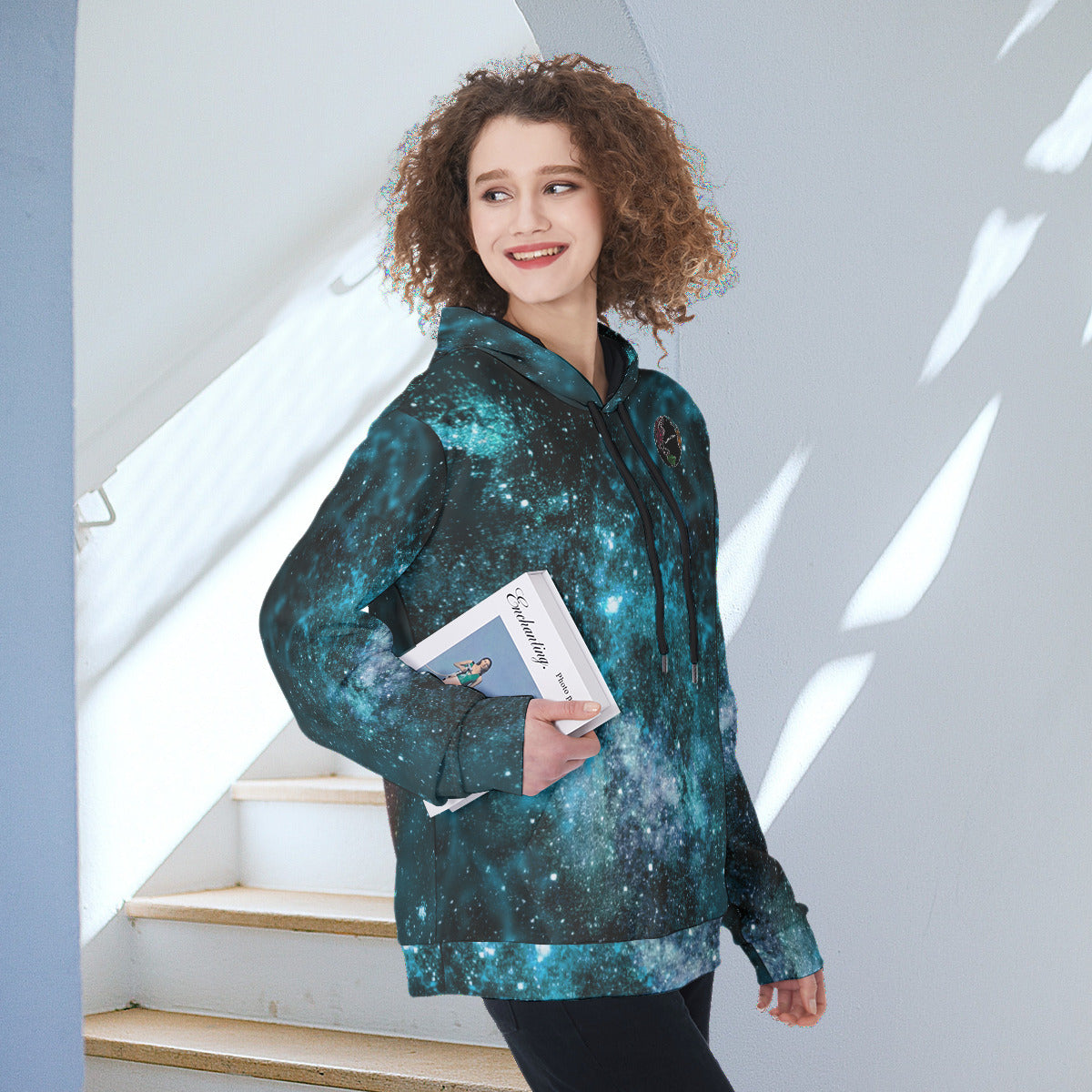 My Journey Galaxy Nebula Space Women's Heavy Fleece Fashion Hoodie The Nebula Palace: Spiritually Cosmic Fashion