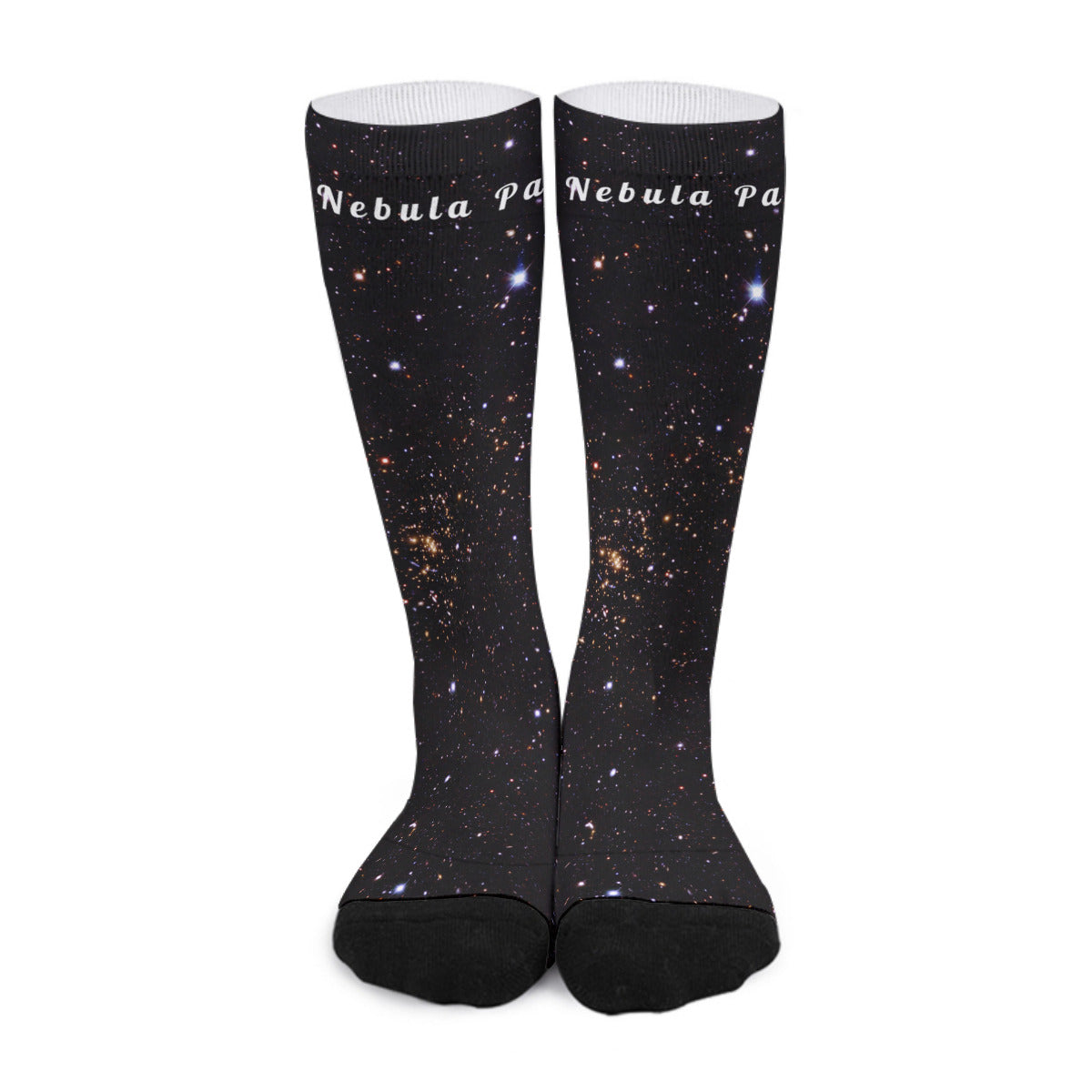 Galactic Elegance: Starry Night Comfort Long Socks