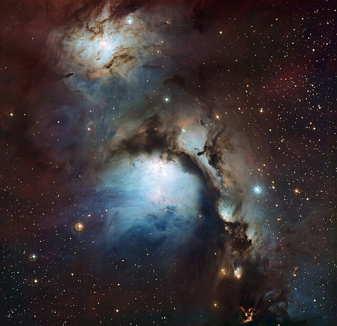 Messier 78, one of the many reflection nebulae in the distant space located in the Orion constellation. Image from Wikipedia.