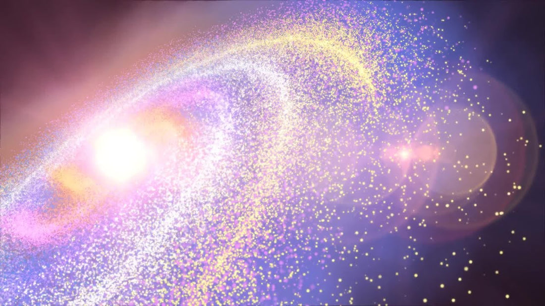 An image of a galaxy to represent the concept of divine love as it spreads throughout the universe.