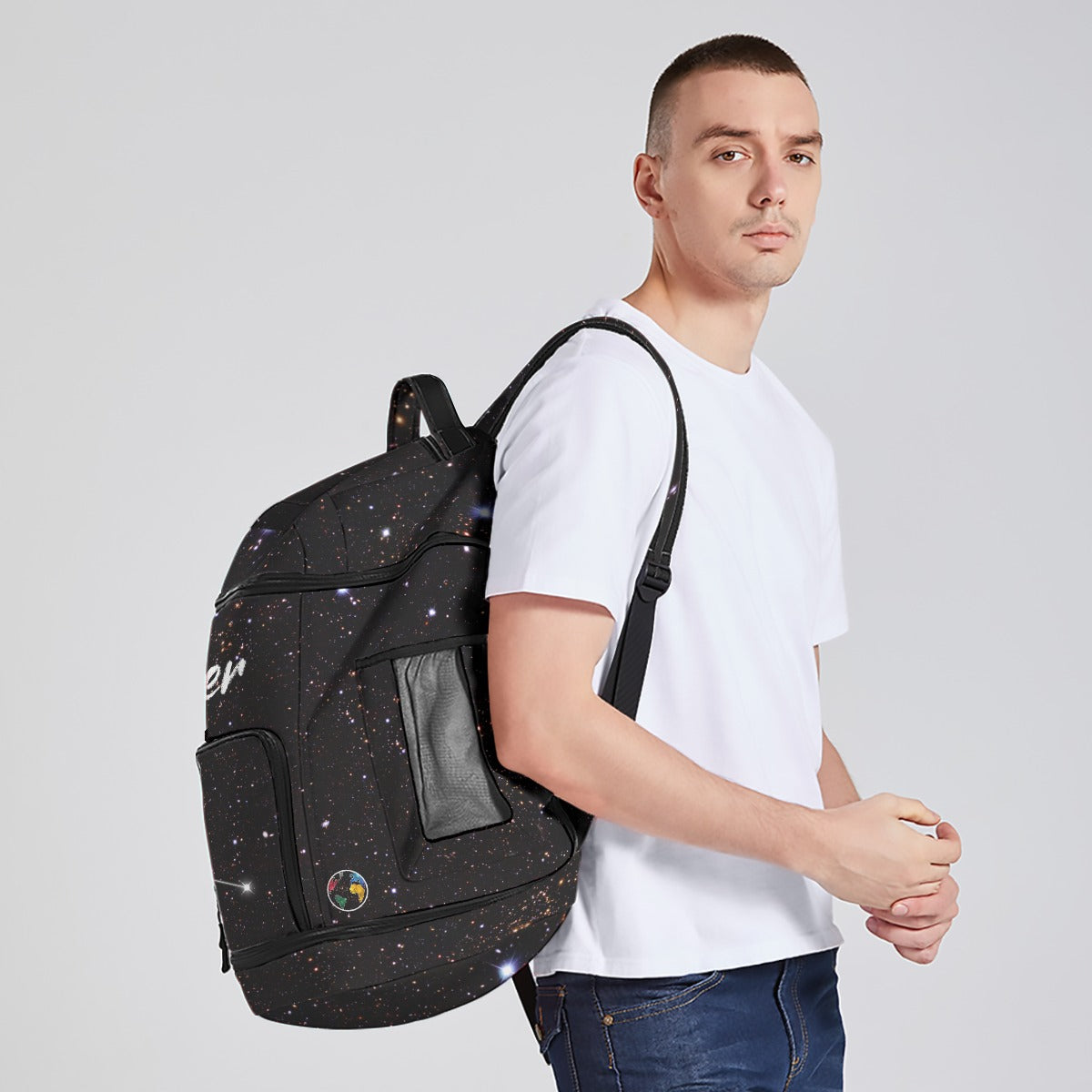 Cancer Horoscope Constellation All-Over Print Multifunctional Backpack