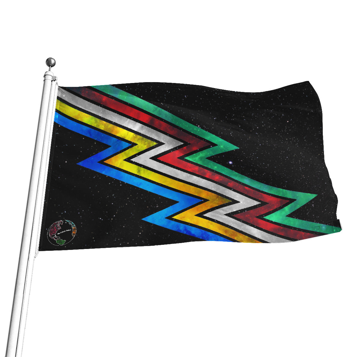 The Nebula Palace Cosmic Disability Pride Flag for Room & Balcony Decor - The Nebula Palace