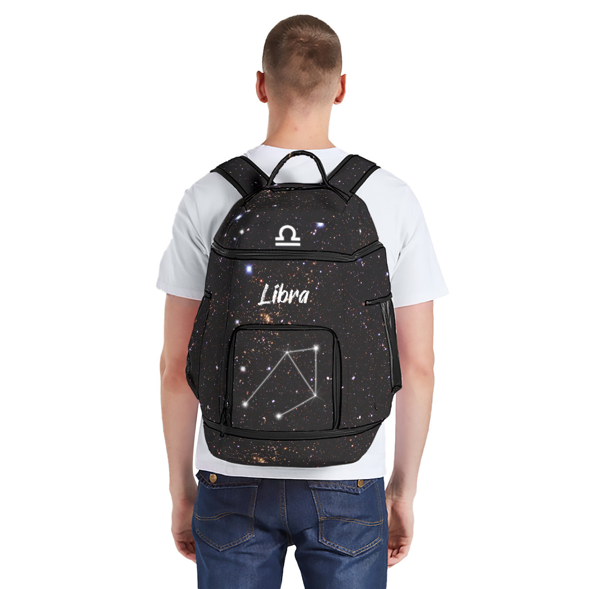 Libra Constellation Astrology Astronomy Galaxy Multifunctional Backpack