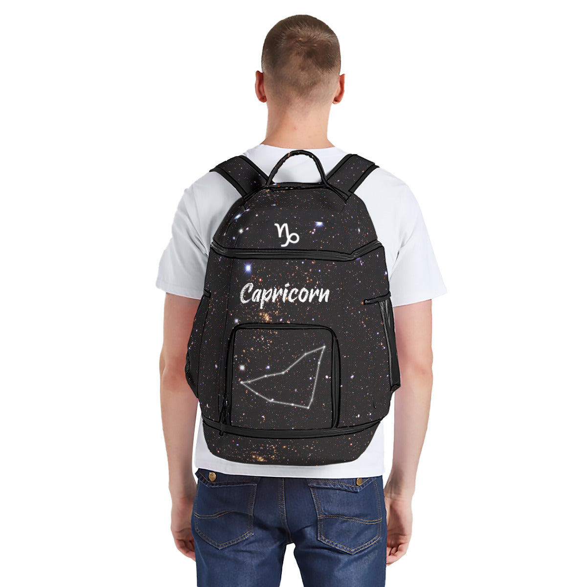 Capricorn Constellation Backpack: Multifunctional Cosmic Gear for Astrology and Space Enthusiasts