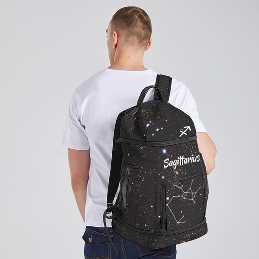 Astrology Astronomy Sagittarius Constellation Galaxy Universe Multifunctional Backpack