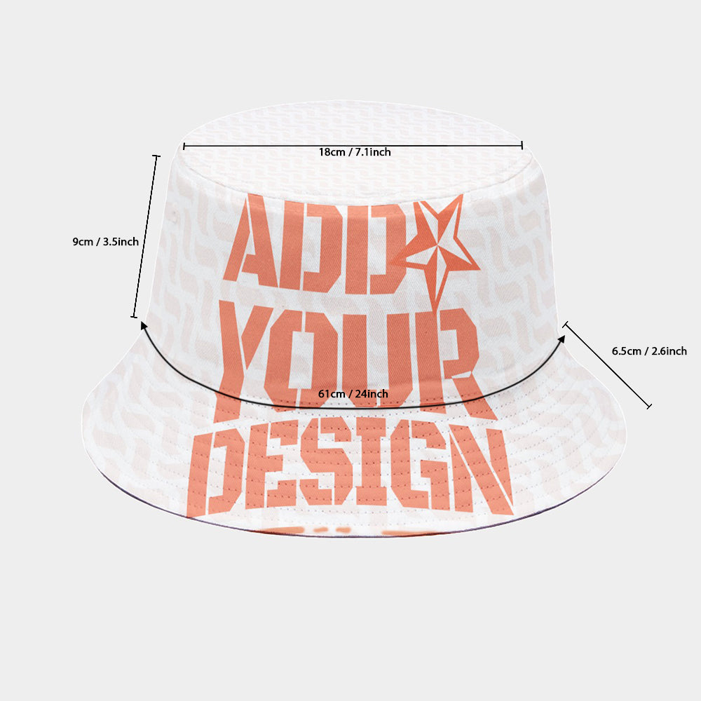 Sunset Cosmic Camouflage Bucket Hat