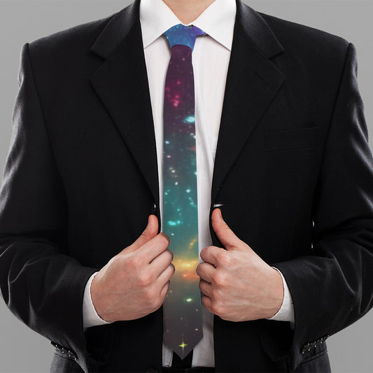 Cosmic Nebula Fashion Unisex Tie Necktie