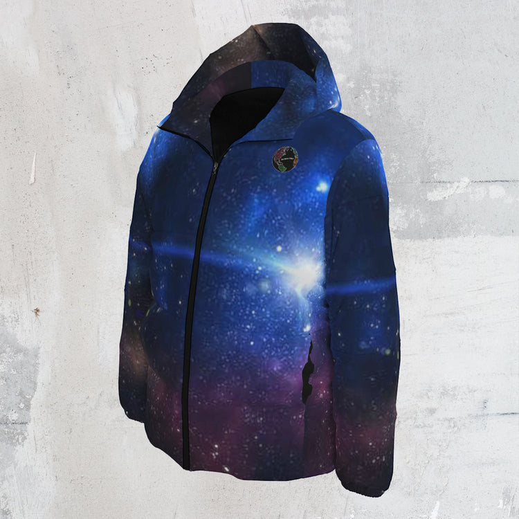 Astral Rebirth Unisex Galaxy Space Fashion Down Jacket - The Nebula Palace