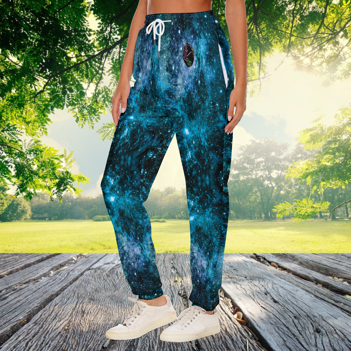 My Journey Galaxy Space Nebula Women's Fashion Casual Pants - The Nebula Palace