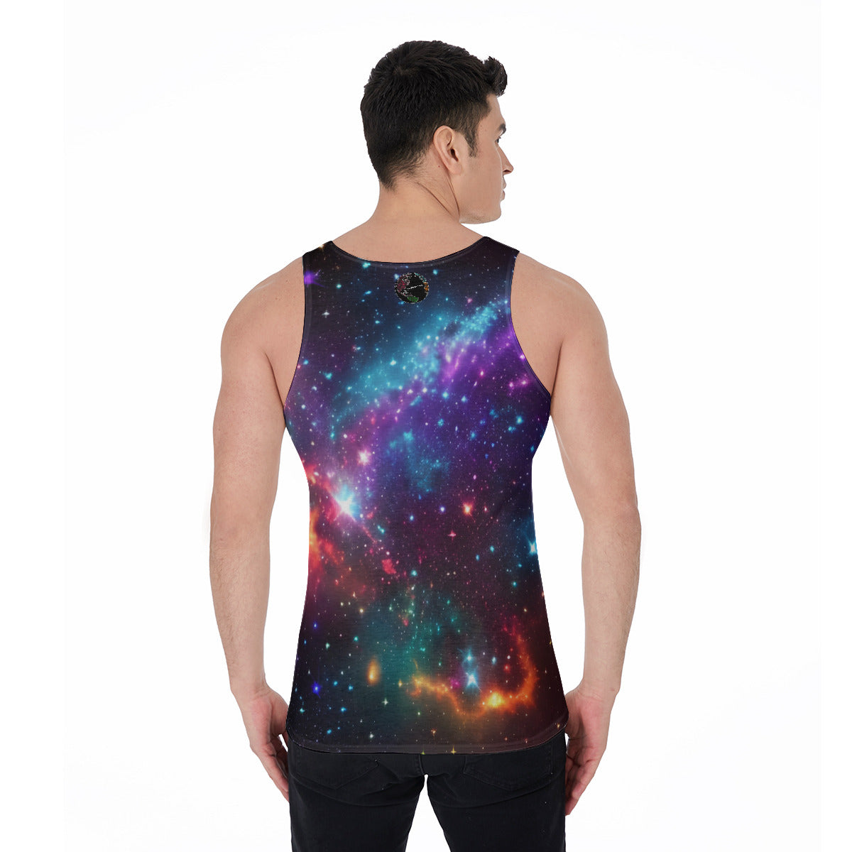 Stellar Style: Cosmic Men's Tank Top The Nebula Palace: Spiritually Cosmic Fashion
