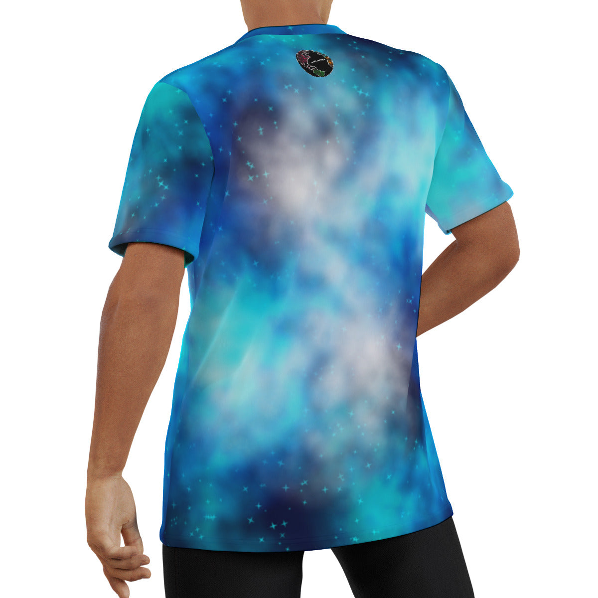 All Emotions Are Valid Blue Galaxy Nebula Men's O-Neck Fashion Tee T-Shirt The Nebula Palace: Spiritually Cosmic Fashion