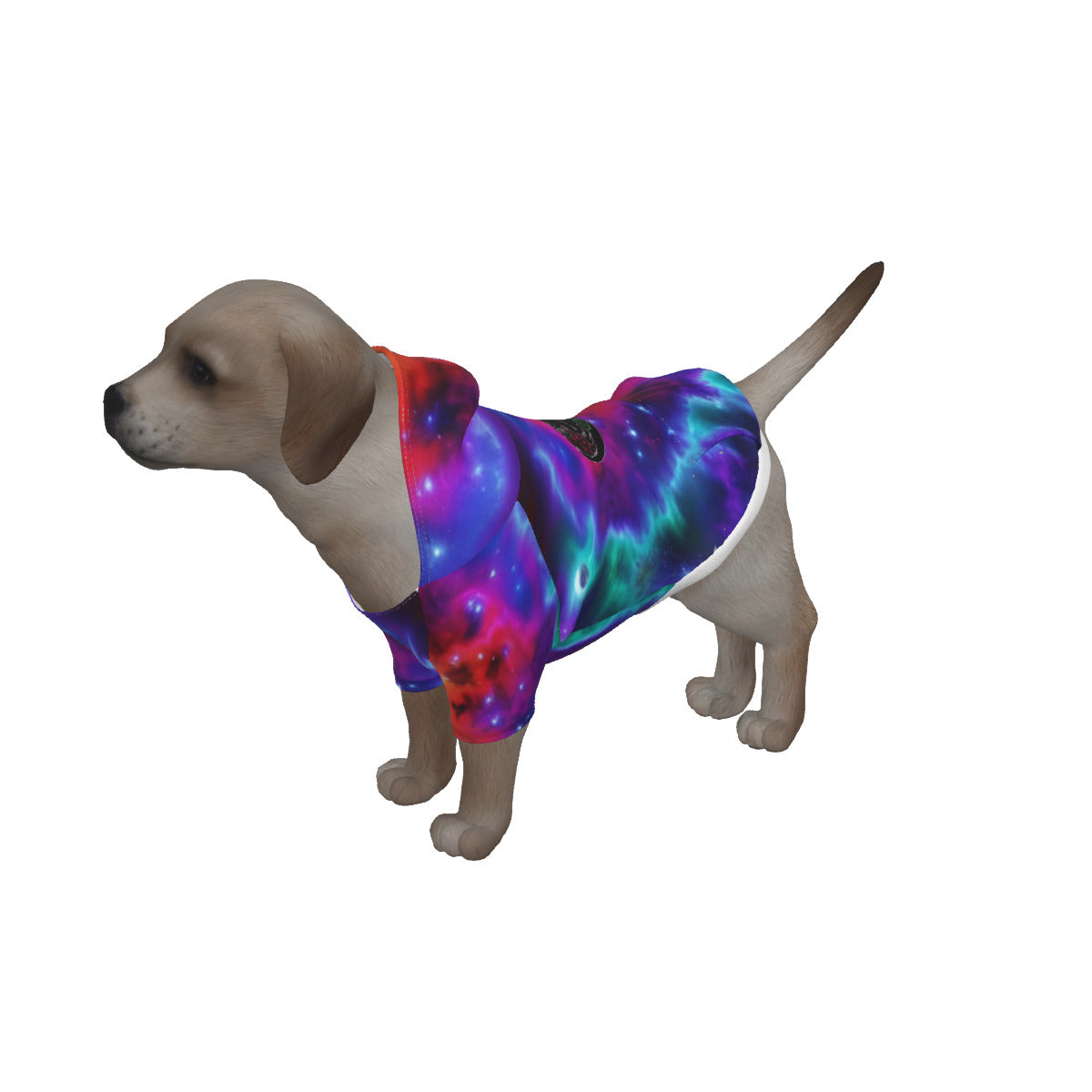 Spiritual Nebula All-Over Print Dog's Pullover Hoodie The Nebula Palace: Spiritually Cosmic Fashion