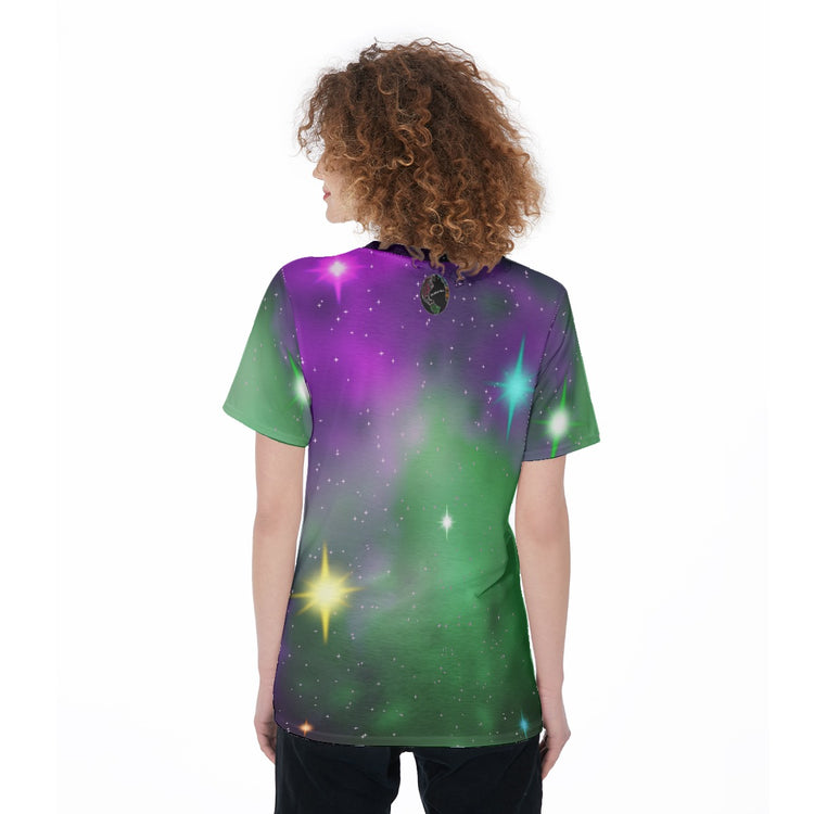 Love Thy Queer Vibes Women's O-Neck Fashion T-Shirt - The Nebula Palace