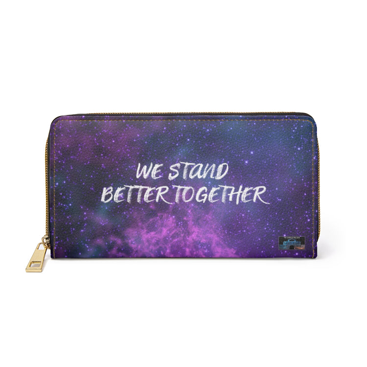 WE STAND BETTER TOGETHER Pastel Nebula Wallet - The Nebula Palace