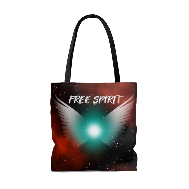 Free Spirit Red and Orange Nebula Tote Bag - The Nebula Palace